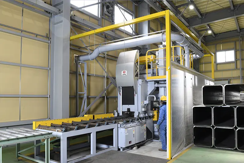 通過式ショットブラスト機