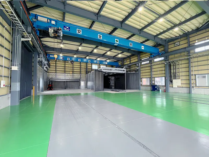 第4工場ブラスト設備