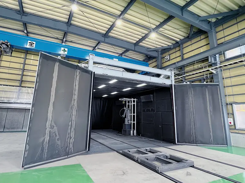 第4工場ブラスト設備